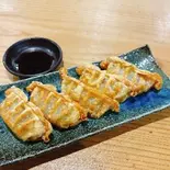 具だくさん 揚げ餃子 (5個)【酢醤油】(博多もつ鍋総本家 喜楽 清水店)