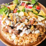 バーベキューチキン オーバーライス(ダイニングキッチンオハナ)
