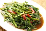 空心菜炒め Stir-Fried Morning Glory(ジャスミンタイレストラン 六本木本店)