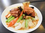 豚の角煮焼きそば（勝生中華料理三ノ輪店）