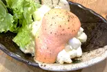 ポテトサラダの明太マヨソース添え(餃子工房ちびすけ 十三店)