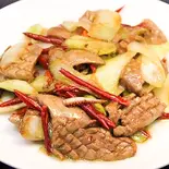 豚の賢臓辛味炒め（聚楽飯店）