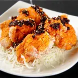 からあげ弁当 食べるラー油(からあげとオムライス 西新宿nano)