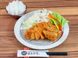 豚ロースかつ&和牛ミンチカツ膳(醤屋万吉のうどん)