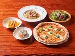 ピッツァもパスタも満腹ペアセット(イタリアンレストラン猪飼野)