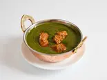 ほうれん草ポークカレー(sag pork)（デリーナマステ）
