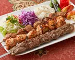 三種盛り合わシシケバブセット Three Types of shish kebab set Halal（ケバブ屋台★TADIM★ kebap Shop 新小岩店）