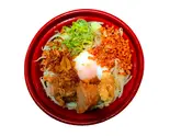 まぜそば 大豚味玉（ラーメンぶうちゃん 船橋北口本店 二郎インスパイア）