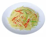 ジャガイモの酸辣味炒め(口福 食彩雲南 過橋米線)