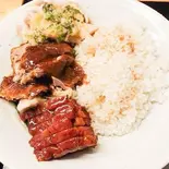 二種盛りご飯 (双拼飯)(広東料理 港味)