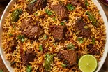 Beef biriyani(ビーフビリヤニ)（MEZBAAN HALAL KITCHEN）