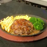 ハンバーグ(玉葱醤油ソース)（The Diner）