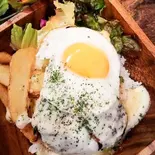 ロコモコチーズソース Loco Moco with cheese Sauce(ダイニングキッチンオハナ)