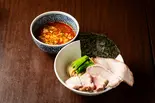チャーシュー入り辛いつけ麺(宮元製麺)