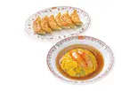 天津飯セット(天津飯・餃子)（餃子の王将 大宮駅西口）