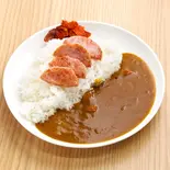 豚骨カレー 普通盛 雲仙ハム入 Pork Bone Broth Curry (Regular Serving) with Unzen Ham Set（長浜ナンバーワン東京大岡山店）