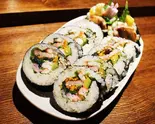 サンギョプサルキンパ（韓国海鮮食堂ヘムルパジョン）