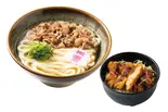 218_肉うどんミニソースチキンカツ丼(資さんうどん 博多千代店)