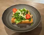 mushroom salad マッシュルームサラダ(トースト)（Shark Fellows Coffee）