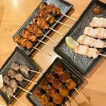 やきとりの盛り合わせ5種類×4本(炭匠やきとり亭 河内天美)