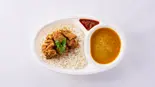 1カレーセット(カレー1種、インディアンライスのセット)（タンジャイミールス経堂）