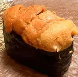 ウニ3貫（意気な寿し処阿部 五反田店）