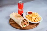 ケバブラップ セット+kebab wrap Potato fries+Coca Cola（本格カレースターケバブ ビリヤニ ハラル専門店）