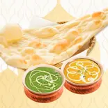 2種類のカレーセット 2 select curry set(【本格インドカレー専門店】ナマステヒマ―ル Namaste Himal)
