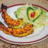 タンドリープロン3尾 Tandoori Prawn (3 Pieces)（インディアンレストラン＆バー ターリー夙川店）