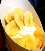 生クリーム バナナ（クレープドフフ王子公園）