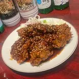 黒酢チキン（韓ビビンバ石焼家）