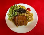 ハムカツカレーうどん(箕輪商會)