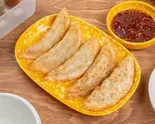 揚げ餃子（新大久保韓国横丁 上海ポチャ）