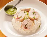 蒸し鶏ライスセット Mussi tori Rice Set（アジアンインディアンレストラン ニューサラティー ASIAN INDIAN RESTAURANT NEW SARATHI）
