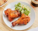 【みんな大好き】骨付きタンドリーチキン Tandoori Chicken 2P(Indian Restaurant New Prasidha)