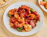 エビチリ Prawn Chili(Indian Restaurant New Prasidha)