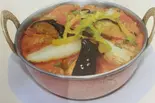 じゃがいもなすカレー Alu Beigan curry（TikaDevi）