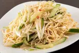 リャンパンガンス(星豆腐の中華風サラダ)tofu Taiwan style salad(台湾夜市)