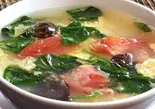 野菜入り玉子スープ（紹興飯店）