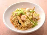 五目上海やきそば Mixed Shanghai Fried Noodles(中国料理 百番)