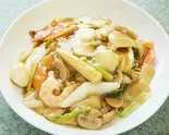 五目あんかけ焼きそば Mixed Fried Noodles in Starchy Sauce(中国料理 百番)