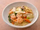 海老あんかけ焼きそば Fried Noodles in Starchy Sauce with Shrimp(中国料理 百番)