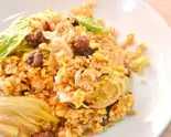牛肉とレタスチャーハン Beef & Lettuce Fried Rice(中国料理 百番)