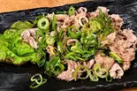 牛肉のしゃぶしゃぶポン酢がけ(餃子工房 ちびすけ 阿倍野橋店)