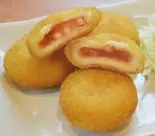 ポテト明太子チーズもち Potatoes with Spicy Fish Roe, Cheese & Mochi(博多ラーメン 福や 鶯谷店)