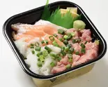 えんがわトロサーモンねぎとろ丼（武蔵 丼丸 市が尾店）
