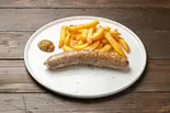 国産豚肉の自家製ソーセージ フライドポテト付き（maison de A+）