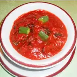 オクラ・チキンカレーladyfinger＆chicken curry（本格インド・ネパール料理エベレスト）