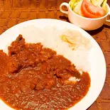 【menu限定】カレー＆ミニサラダセット(フレーバーティーバッグorドリップバッグ珈琲付き)（喫茶館プロコップ）