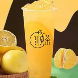 グレープフルーツレモンティー Grapefruit lemon tea 柚柚柠檬茶(悦茶 JOYTEA 湊川店)